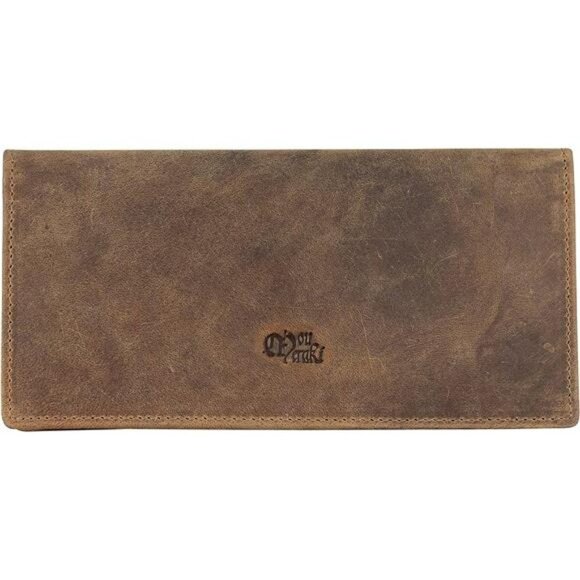 Mou Meraki RFID Blocking Mens Genuine leather Bifold Long Wallet - Picture 3 of 7